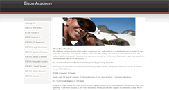 Desktop Screenshot of bisonacademy.com